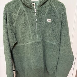 The North Face Green Fleece Pullover